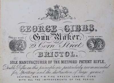 Gibbs 1870 s label